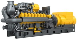 Large diesel generator